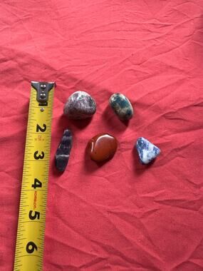 ✨ 5-Piece Genuine Tumbled Crystal Starter Set ✨